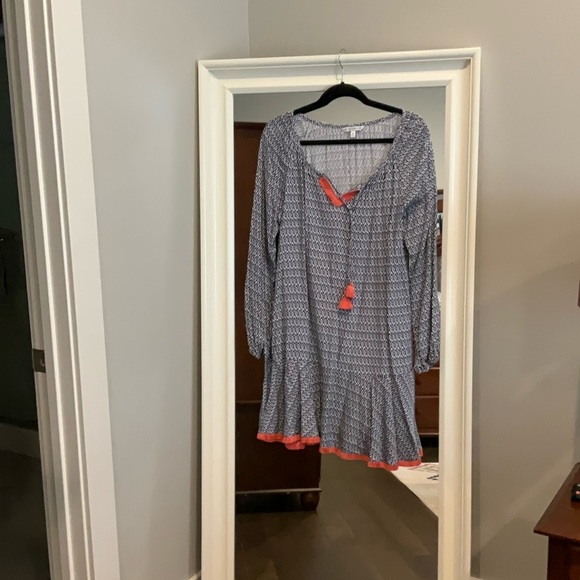 Southern Tide Blue Night IKAT Lydia Shift Dress EUC only worn once - Picture 9 of 10